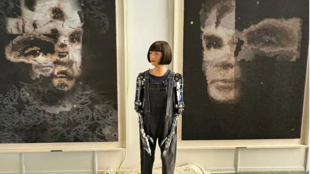 Would you buy art from the world’s first humanoid robot artist?