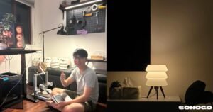 From his bedroom, teen designs and makes plant-based lamps using robotsJovi Lim, founder of Sonogo Design, and one of his plant-based lamps, Kosha Lamp.PHOTO: Jovi Lim