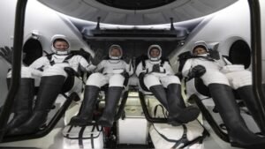 NASA astronaut hospitalised after returning from an extended stay in space