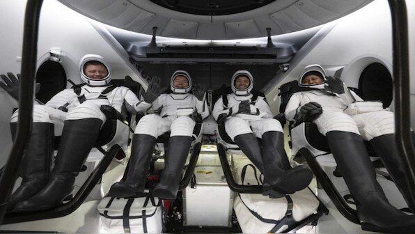 NASA astronaut hospitalised after returning from an extended stay in space