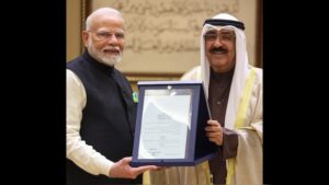 PM Modi receives Kuwait’s highest honour ‘The Order of Mubarak Al Kabeer’