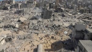 Patients’ lives in jeopardy as Israeli bombing damages Gaza hospital