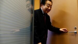Japan’s opposition party leader calls for fiscal discipline and higher taxes