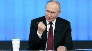 Putin says Russia ‘in favour’ of Trump’s ceasefire proposal but flags ‘serious questions’