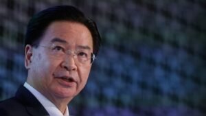 Taiwan’s security chief in US as China escalates pressure with war drills