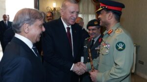 Istanbul: Pakistani Field Marshal Munir meets Turkish President Erdogan, along with Pakistani PM Shehbaz Sharif.